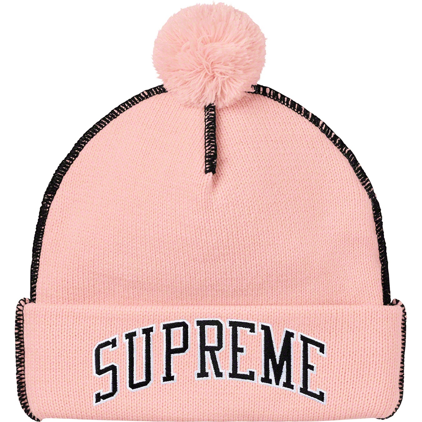 Contrast Stitch Beanie view 2
